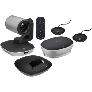 Logitech GROUP Video Conferencing System – HD, Bluetooth, Mics