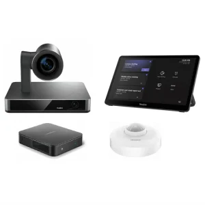 Yealink ZVC860-C5-000 Microsoft Teams Room System – 4K PTZ Camera, Touch Panel Control, and Mini-PC for Medium to Large Meeting Rooms
